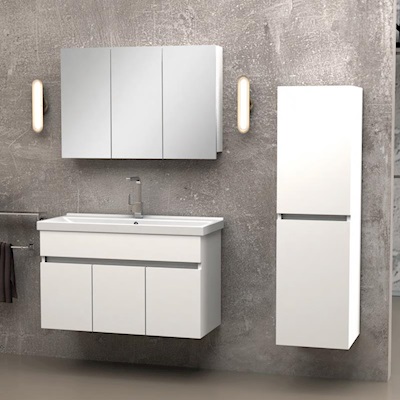 Neva 100- Banyo Dolabı Seti: 365€, Boy Dolabı : 197€