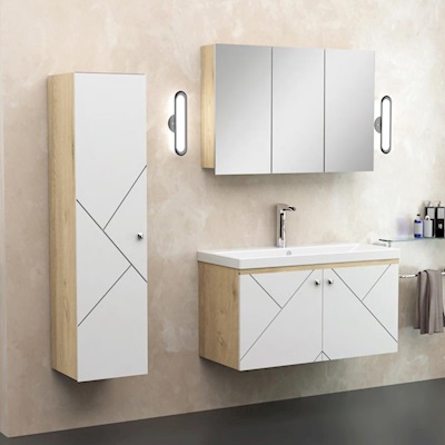 Astana 100- (Banyo Dolabı Set :419€, Boy Dolabı : 190€)