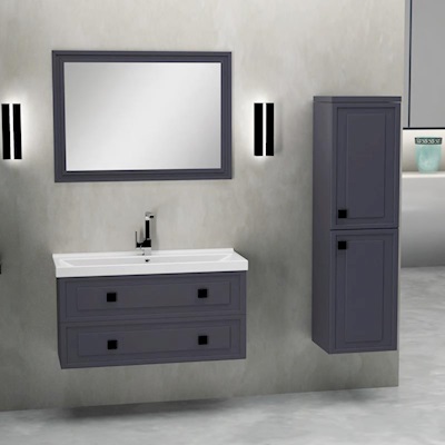 Oslo 100- (Banyo Dolabı Set :917€, Boy Dolabı : 335€)