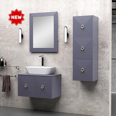 Tarabya 80- Banyo Dolabı Set: 713€ , Boy Dolabı :306€ 